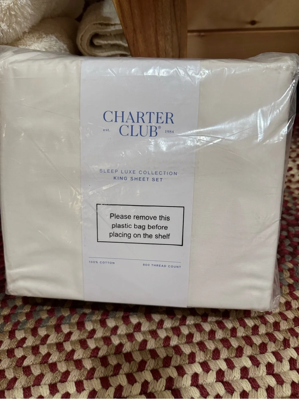Charter Club Cream King Sheet Set - Sleep Luxe Collection